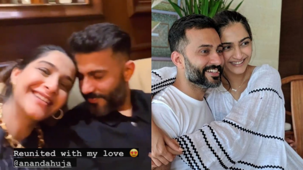 Sonam Kapoor is thrilld to ‘reunite with her love’ Anand Ahuja; Shares an adorable video