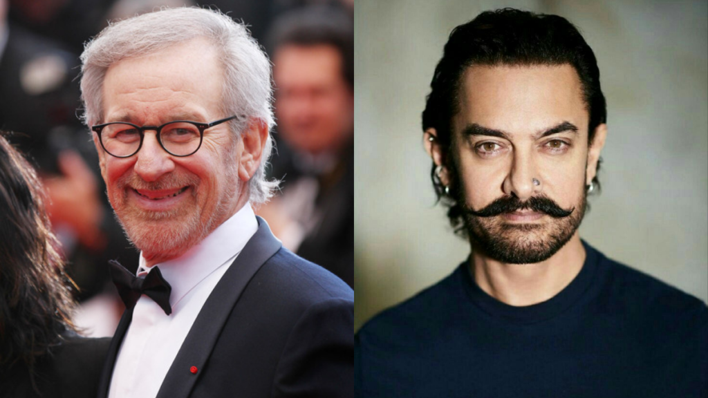 Aamir Khan gets introduced by Steven Spielberg to Tom Hanks, as the ‘James Cameron of India’